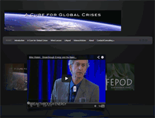 Tablet Screenshot of cureforglobalcrises.com